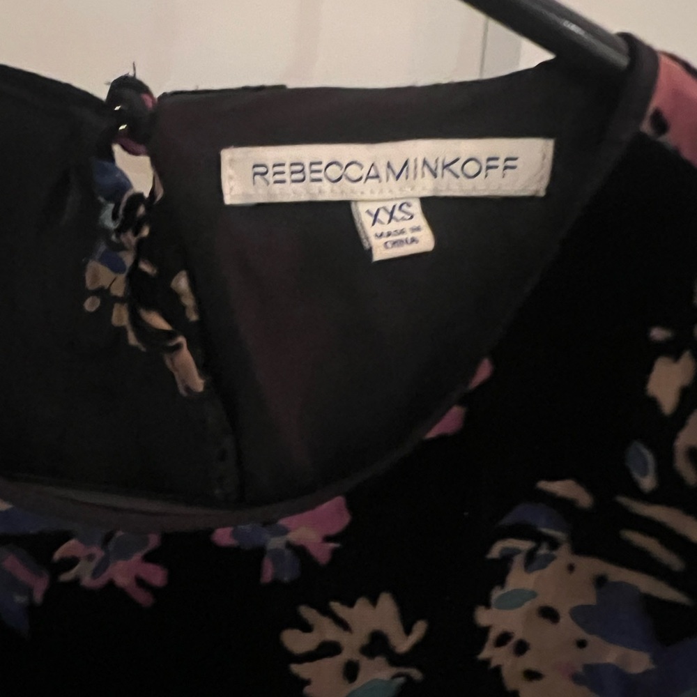 Rebecca Minkoff Black Floral Mini Dress - Picture 5 of 5